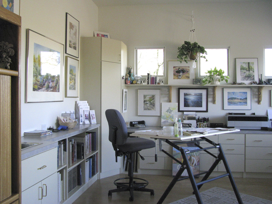 The Artist's Studio - Setting Up And Maintaining A Studio Practice - Fountain Studio - The Watercolor Learning Center