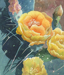 Mellow Yellow, watercolor painting by Ellen A. Fountain